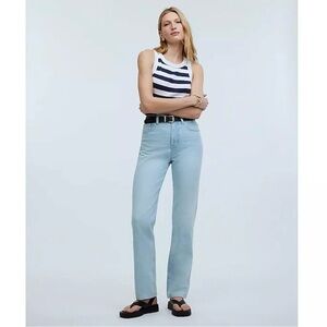 Madewell 25 Light Blue '90s Straight Jean Vintage Straight High Rise